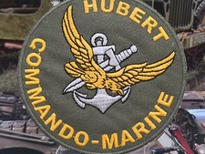 Patch brodé à coudre ou à coller au fer à repasser Commando Hubert - 90 mm 📌5a.