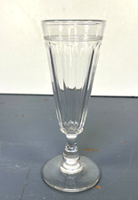 FLUTE A CHAMPAGNE ANCIENNE CRISTAL SOUFFLÉ TAILLÉ XIXème