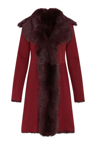 Manteau peau mouton pour - en,