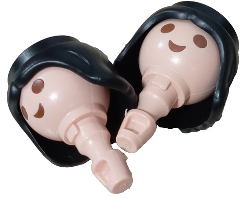 Playmobil têtes perruques - playmobil, x2