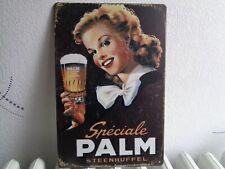 TOLE METAL BIERE PALM PIN UP