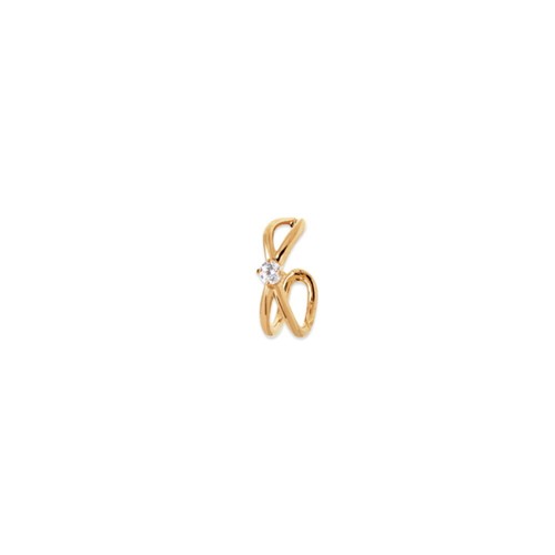 Bague oreille surmontée de - bague, d'oreille