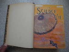 livre reliure Science et Vie 1918 n°36-41 militaria 14-18 french book ww1 Buch