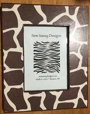 5x7 Giraffe Animal Print