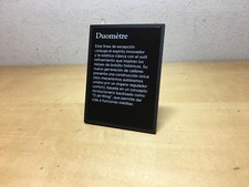 Utilisé - Plaque JAEGER LeCOULTRE Placa Duomètre - Plastique - 7,7 x 5,7 x 2 Cm