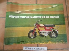 ** POSTER  AFFICHE ORIGINALE PEUGEOT GT 10  CYCLO VELOMOTEUR MOBYLETTE MOTO PUB