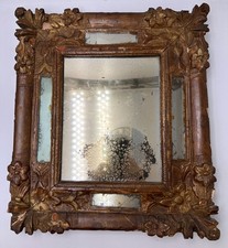Miroir en bois sculpté époque XVIIIème siècle