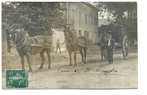 Carte photo malesherbes ou - 45,