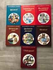 Lot de 7 ouvrages Encyclopédie de la jeunesse, Hachette, 1985-1986 , TBE