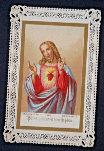 Image pieuse dentelle canivet