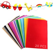 20 Pcs Feutrine Couleurs