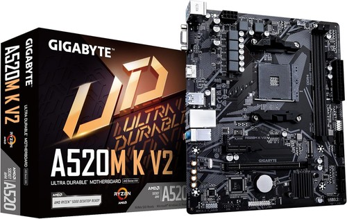 Carte mère gigabyte a520m - carte,