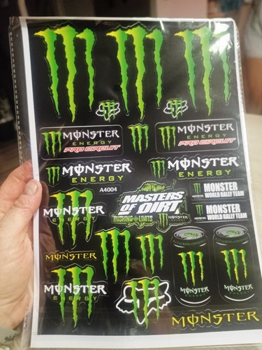 Autocollant monster dirt - monster,