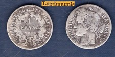 1 Francs Cérès 1849 A Paris