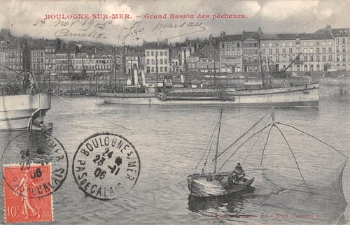 Cpa boulogne sur mer - 62, grand