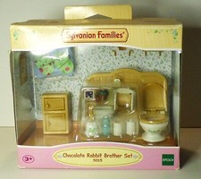 Sylvanian families Set lavabo,toilettes