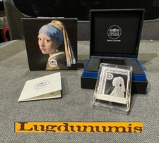France 2021 10 Euro BE Vermeer Jeune La Fille à Perle Chefs D'Oeuvre des Musées
