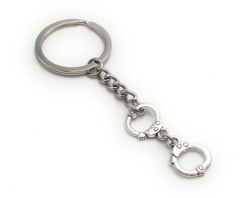 Porte clés métal silber - en,