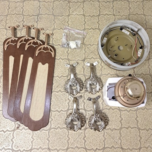 Vintage ceiling fan - ceiling, wood