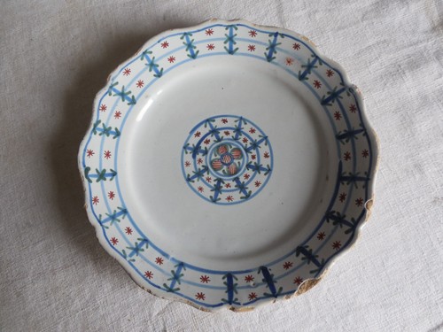 Assiette 18eme siecle - assiette,