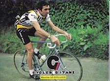 CYCLISME carte cycliste MAURICE LE GUILLOUX équipe RENAULT elf GITANE 1981