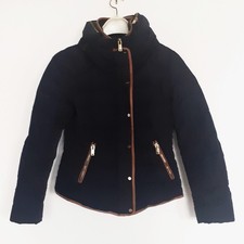 Blouson doudoune femme marque ZARA BASIC couleur bleu marine foncé