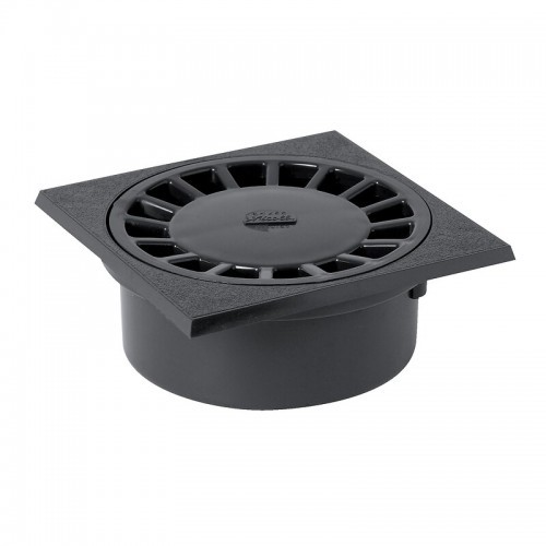 Siphon sol pvc gris - de,