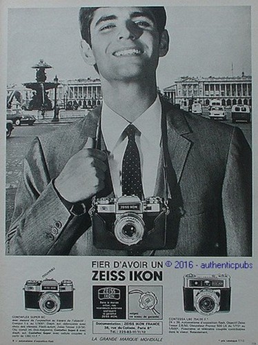 Publicite zeiss ikon contaflex - publicite,