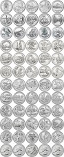 USA : quarters PARCS NATIONAUX 2010 - 2021 - pièces neuves de rouleau, UNC