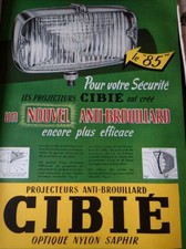 CIBIE phare anti brouillard