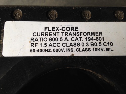 Flex core current transformer - current,