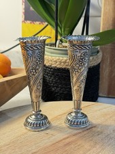 Paire De Vases En Argent