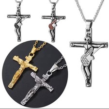 Pendentif Chaine Collier JOHNNY HALLYDAY " Guitare & Croix " Diamant Argenté 