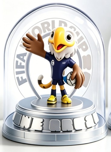 Figurine mascotte aigle - figurine,