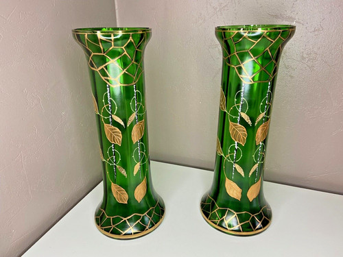 Paire vases montjoye - de,