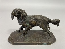 Bronze animalier xixe chien - bronze,