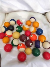 Lot de boules de billard