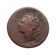 France liard l écu - france, 1789