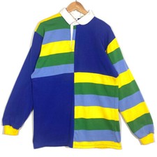 Polo Manches Longues Rugby Colorblock Streetwear Vintage 90’s