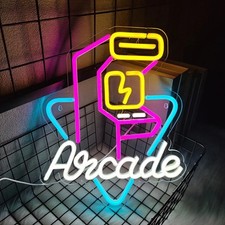 Enseigne au néon d'arcade LED