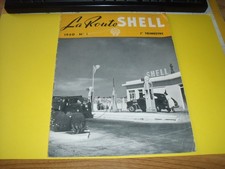 RARE BROCHURE 19 PAGES STATION SERVICE LA ROUTE SHELL NO 1 - 1950