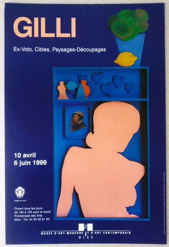 Gilli claude affiche originale - gilli,
