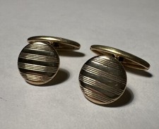 Boutons de manchettes anciens - plaqué or MURAT