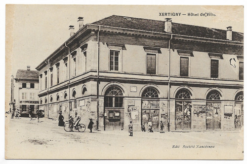 Cpa xertigny hôtel de - hôtel,