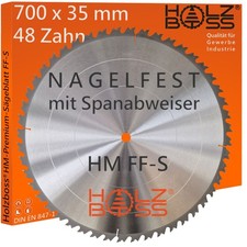 Holzboss Lames 700 X 35 MM FF-S Revêtement Fixé Avec Spanabweiser