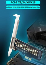 Carte Adaptateur SSD M.2 NVME PCIE 3.0 / 4.0 en X1, X4, X8 OU X16.