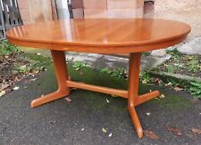 Table ovale vintage Scandinave extensible 150 200 250 / 105cm
