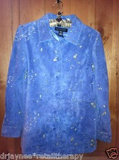 DIALOGUE VIOLET SEUDE JACKET