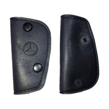 Porte-clés Mercedes Benz Classic en cuir véritable 1088900661 noir