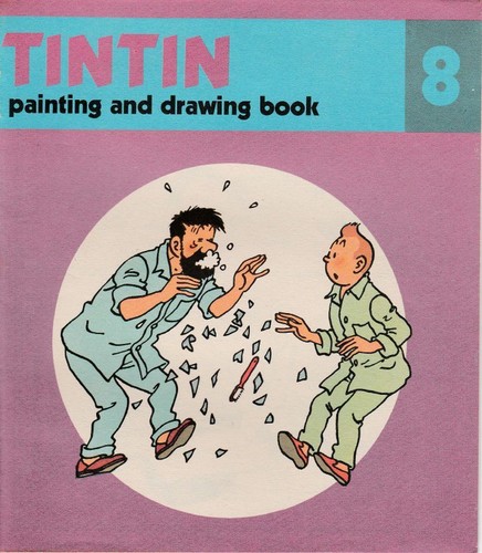 Tintin hergé painting - tintin, &